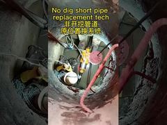 peralatan peledakan pipa sistem penggantian pipa pendek