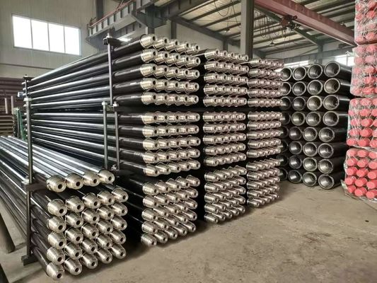 2 7/8 Inch Well Drill Rod Carbon Steel 3m Untuk Menggali Sumur