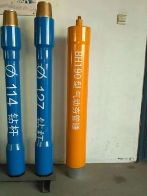 3.5~12 Inch Pipe Ramming Warna Oranye Menangkap Mata Penampilan