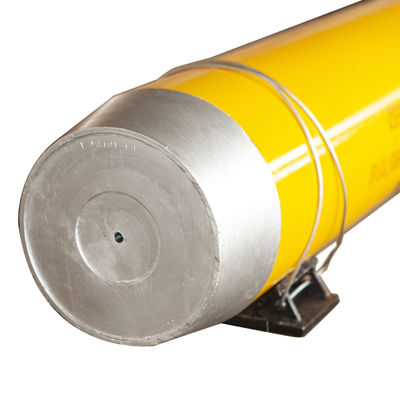 Palu Penumbuk Pipa Pneumatik Panjang 3200mm Dengan Gaya Impak 12000KN