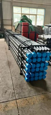 Hitam / Biru E75 Double Wall Drill Pipe 3m / 4.5m / 6m Panjang