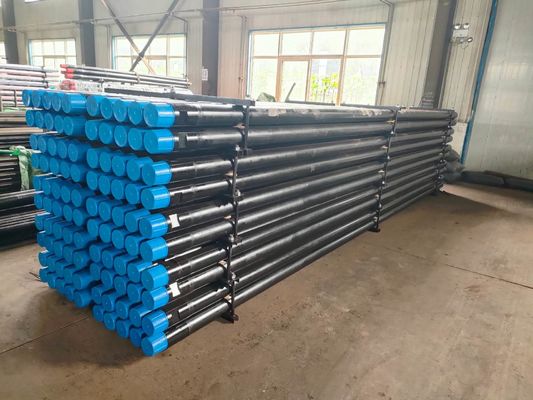 Baja Karbon 15ft Air Well Drill Rod 552mpa Kekuatan Hasil