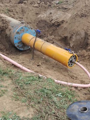 Mesin Penggerak Casing Oranye untuk Ramming Pipe