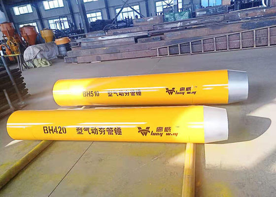 BH420 penumbuk pipa pneumatik gaya tumbukan 800T, panjang 2,8m