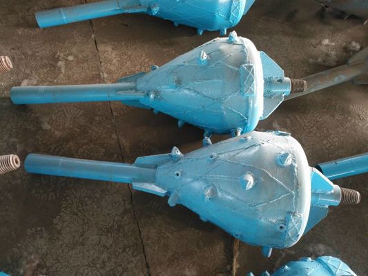 ISO9001 Hdd Hole Reaming Drill Barrel Reamer dengan Pulling Eye NC38