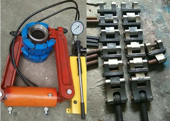 Hdd Pengeboran Pipa Cepat Hydraulic Shackle Plier Memperpendek Waktu Konstruksi